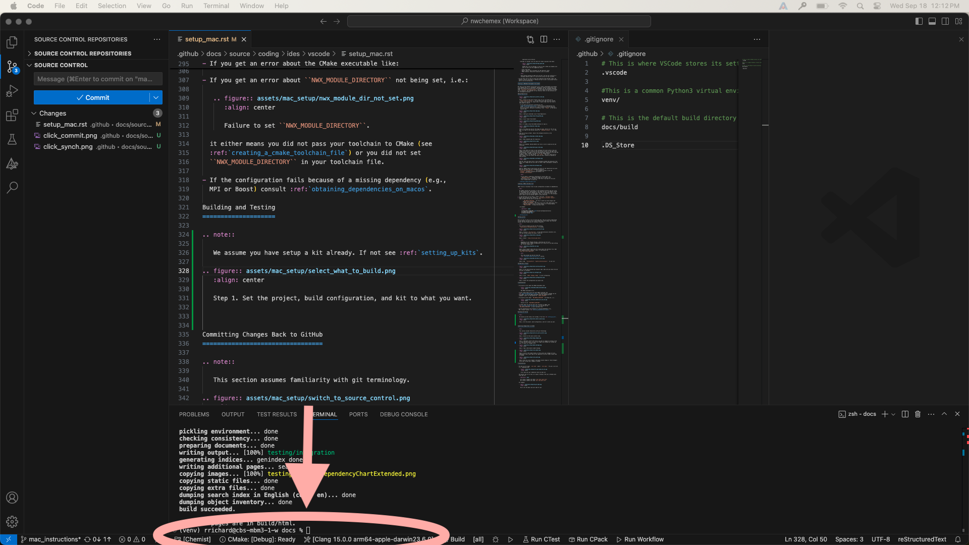 Step 1. Set the project, build configuration, and kit to what you want.